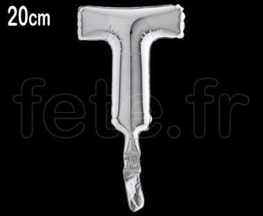 Ballon - Lettre - Aluminium - - H20cm