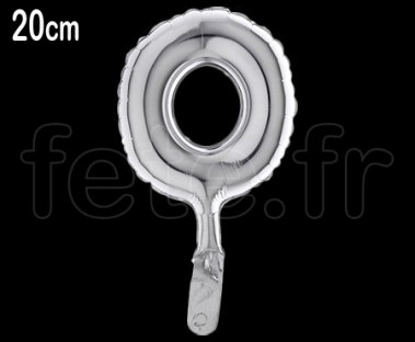 Ballon - Lettre - Aluminium - - H20cm 