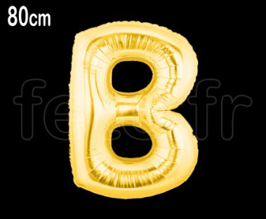 Ballon - Mylar_Or - Lettre - 80cm