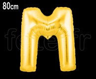 Ballon - Mylar_Or - Lettre - H 80cm M