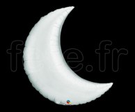 Ballon - Mylar - Forme - Deco - Ø 90cm LUNE-ARGENT