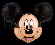 1 Ballon - Mylar - Forme - Licence - Ø 60/70cm MICKEY