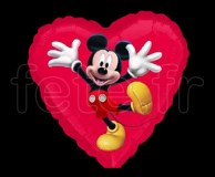 1 Ballon - Mylar - Rond - Licence - Ø 45cm MICKEY