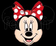 1 Ballon - Mylar - Forme - Licence - Ø 60/70cm MINNIE 