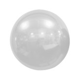 Ballon - Mylar - Sphérique - Miroir - Uni - Ø 40cm BLANC 