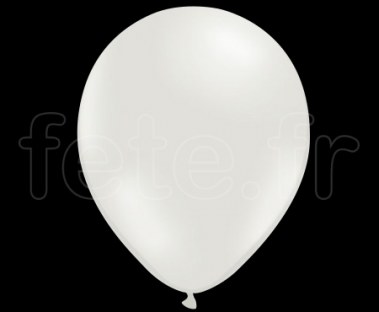 50 BALLONS - Latex - Unis - NACRE - Ø30cm 