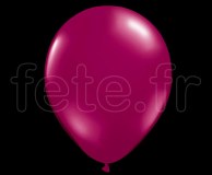 50 BALLONS - Latex - Unis - NACRE - Ø30cm BORDEAUX 