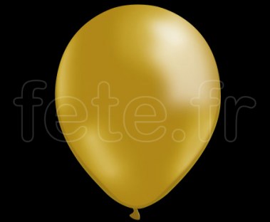 100 BALLONS - Latex - Unis - NACRE - Ø30cm_OR 