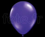 50 BALLONS - Latex - Unis - NACRE - Ø30cm VIOLET 