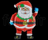 1 Ballon - Mylar - Forme - Licence - Ø 60/70cm PERE-NOEL