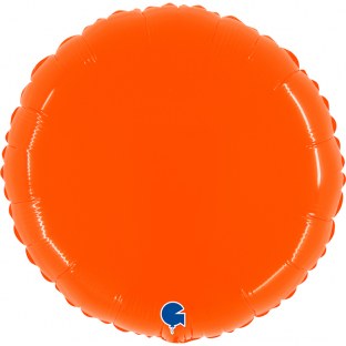 Ballon  - Plastique- Rond - Brillant - Uni - 45cm 
