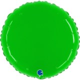 Ballon  - Plastique- Rond - Brillant - Uni - 45cm VERT 