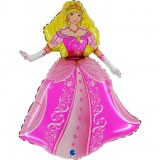1 Ballon - Mylar - Forme - Licence - Ø 60/70cm PRINCESSE 