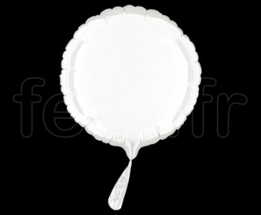 Ballon - Mylar - Rond - Brillant - Uni - 20cm