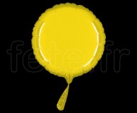 Ballon - Mylar - Rond - Brillant - Uni - 20cm CITRON