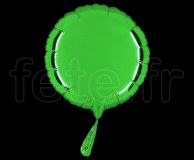 Ballon - Mylar - Rond - Brillant - Uni - 20cm VERT