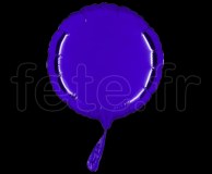 Ballon - Mylar - Rond - Brillant - Uni - 20cm VIOLET