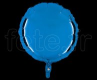 Ballon - Mylar - Rond - Brillant - Uni - 45cm BLEU