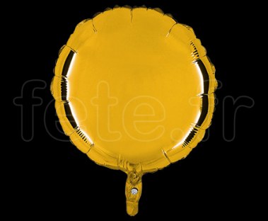 Ballon - Mylar - Rond - Brillant - Uni - 45cm