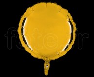 Ballon - Mylar - Rond - Brillant - Uni - 45cm OR