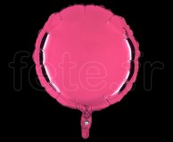 Ballon - Mylar - Rond - Brillant - Uni - 45cm ROSE