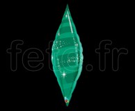 Ballon - Mylar - Forme - Deco - Ø 95cm TAPER-TURBILLON-VERT