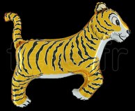 1 Ballon - Mylar - Forme - Licence - Ø 60/70cm TIGRE