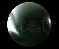 Ballon - Vinyle - Unis - Mat - 1.80m NOIR 