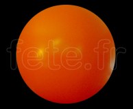 BALLON - CAPTIF - VINYLE (PVC) - Unis - SPHERE - ø 2m50 ORANGE 
 