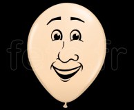 Ballon - Latex - Mat - Déco - 40cm VISAGE-HOMME 