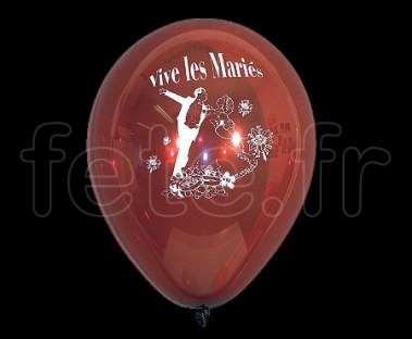Ballon - Latex - Fantaisie - Ø30cm - (Bordeaux) 