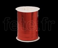 Bolduc - Metal - Uni - 250m x 1cm - ROUGE