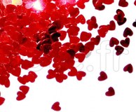 Confettis - Table - Coeur - Ø 6mm - 14g ROUGE