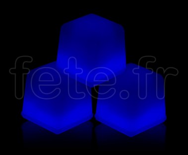 Glacon - Cube - Fluo - 3cm -
