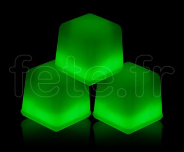 Glacon - Cube - Fluo - 3cm -