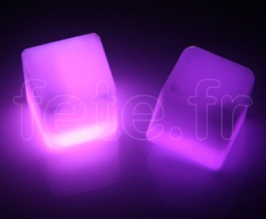 Glacon - Cube - Fluo - 3cm -