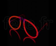 LUNETTE FLUO - Unicolore - 2 X 20cm X 5mm - ROUGE 