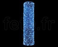 LUSTRE - H=2m30 - D=60cm BLEU 