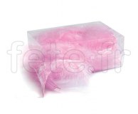 Plumes - Naturelles - Décoration - Table - 10/15cm - 30g ROSE 